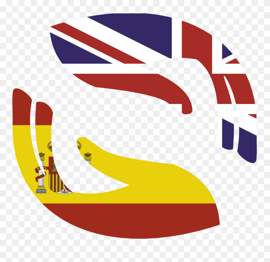 Http - //www - Bremaininspain - Bremaininspainhandsflags - Spain Vs Uk Png Clipart