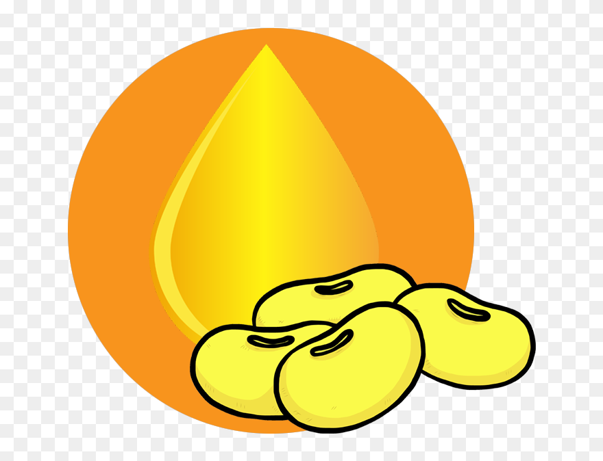 Soya Beeon Oil - Soybean Clipart Black And White - Png Download