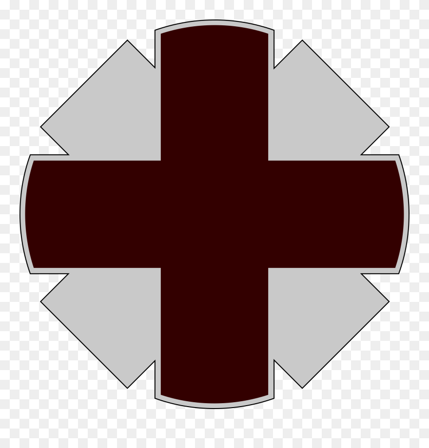 Medical Clip Insignia - 44th Medical Brigade Crest - Png Download