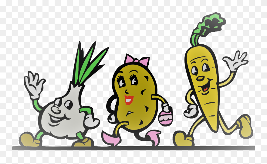 Kid Clipart Vegetable - Food We Eat Clip Art - Png Download