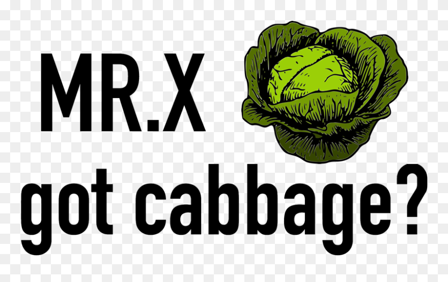 X Logo Chinese Cabbage - Broccoli Clipart