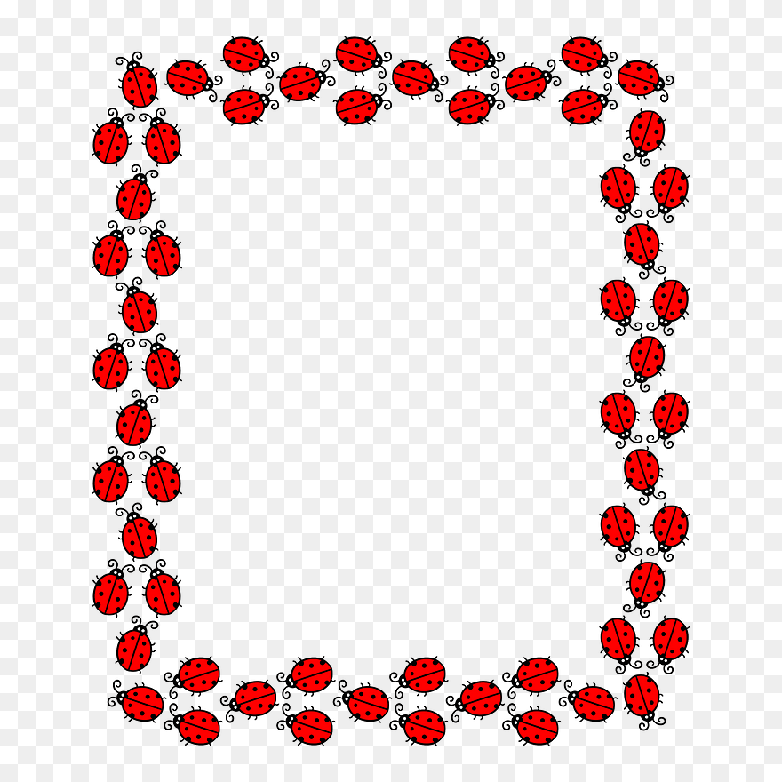 Frames Lady Bug Png Clipart