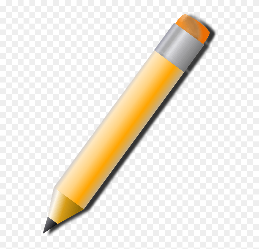 Pencil Clipart - Amber - Png Download