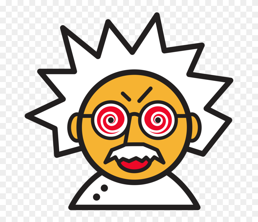 Mad Scientist Face Clipart