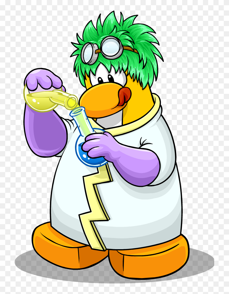 Club Penguin Wiki - Club Penguin Penguin Scientist Clipart