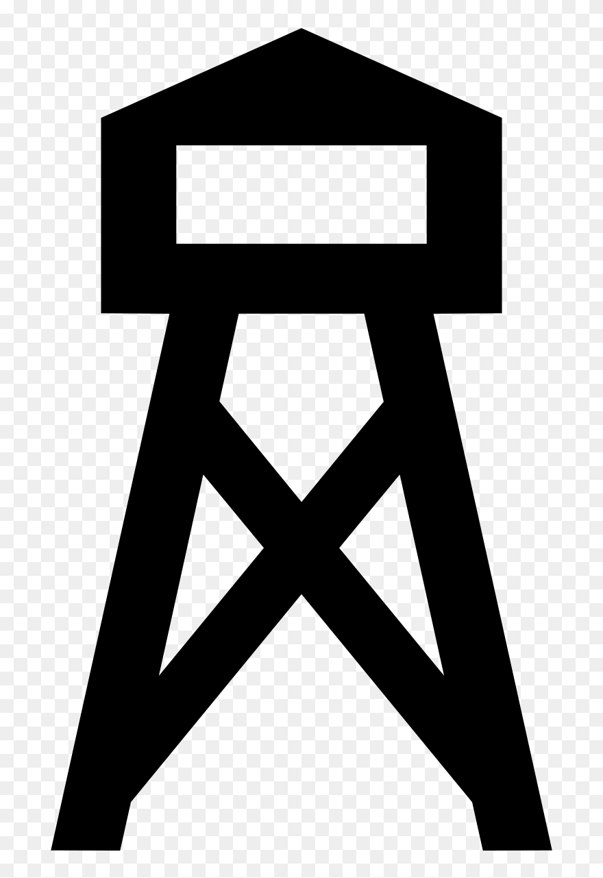 Fire Tower Map Symbol Clipart