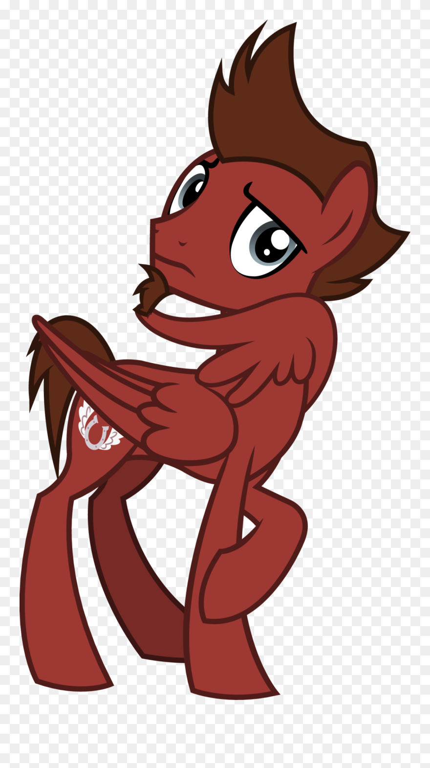 Oh Heavens I Look Like A Rake - Cartoon Clipart