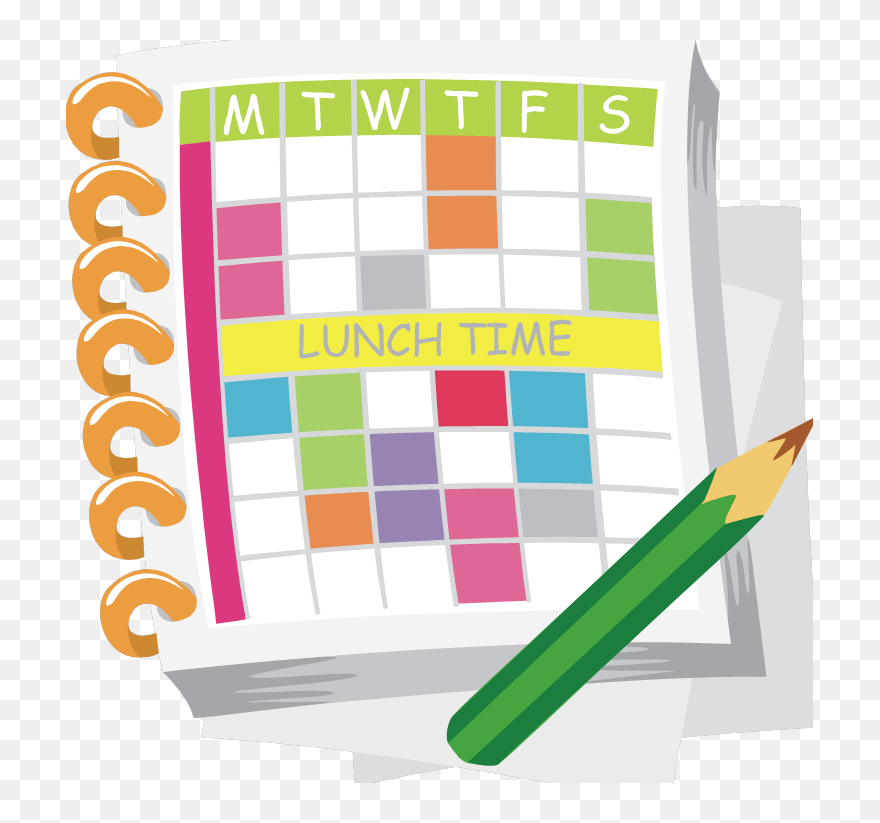Organizing Made Fun - Schedule Clipart - Png Download