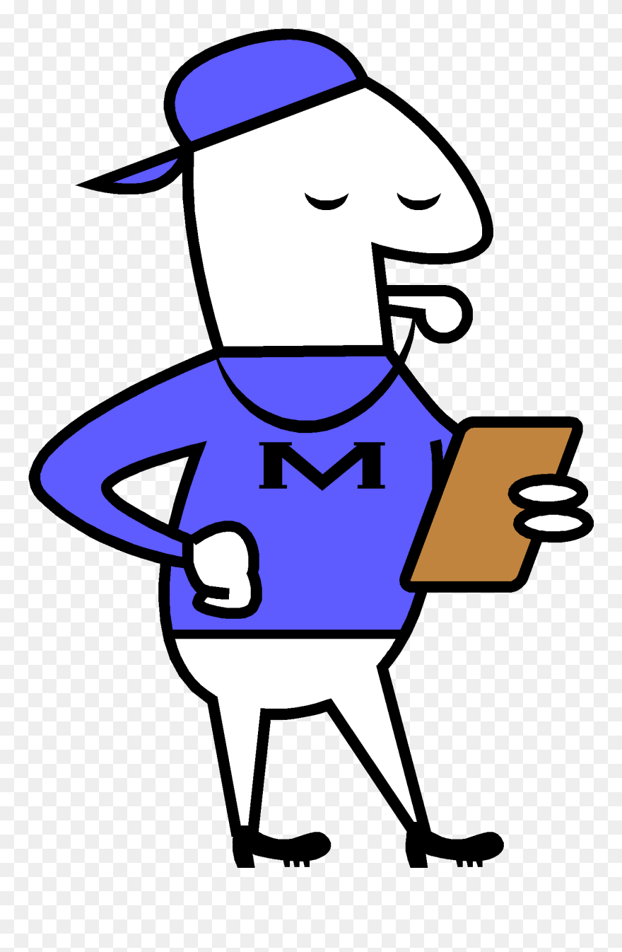 Coach Clipart Athletic Coach, Coach Athletic Coach - Clip Art Coach Whistle - Png Download