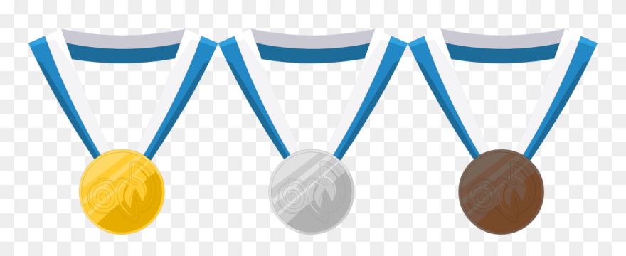 Olympic Games Clipart Athletic Game - Medal Gold Silver Bronze Clipart Png Transparent Png