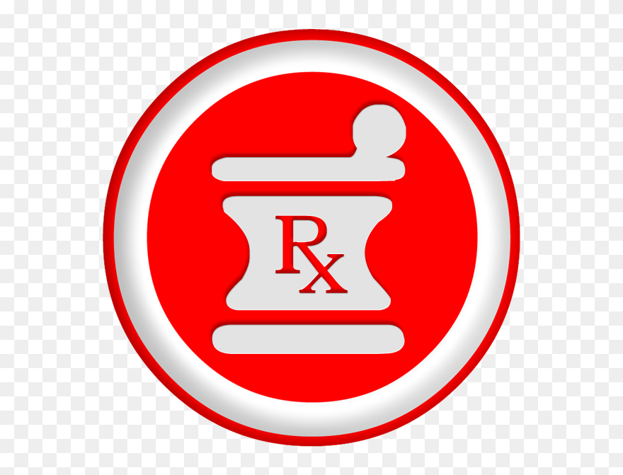 Mortar Pestle Rx Symbol - Rx Symbol Clipart