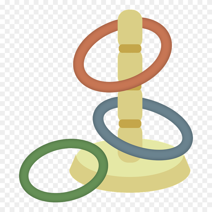 Quoits Toy Game Clipart - Circle - Png Download