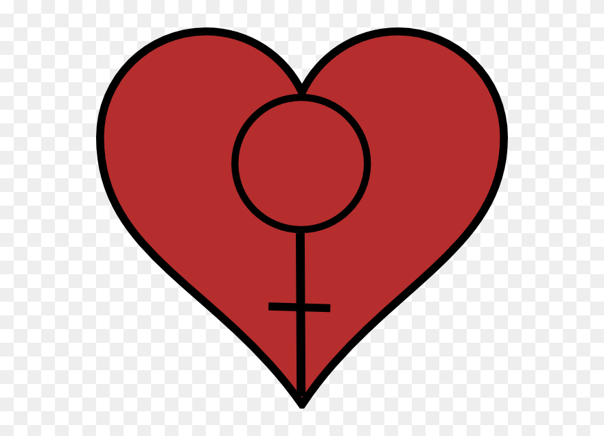 Feminist Heart 4 Clip Art At Clker - Feminist Heart - Png Download