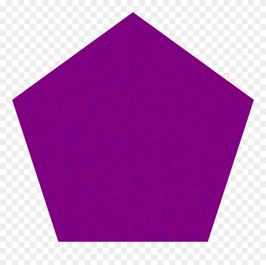 Purple Clipart Pentagon - Png Download