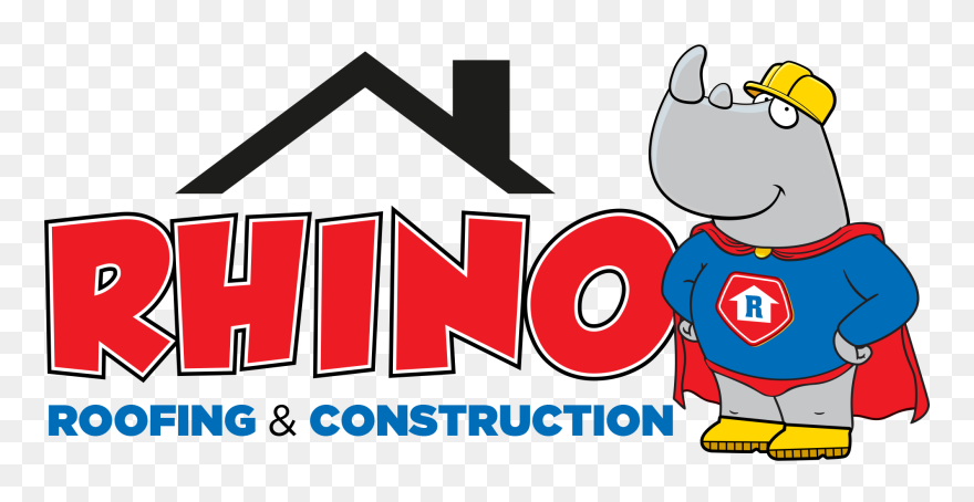 Rhino Roofing Logo - Cartoon Clipart