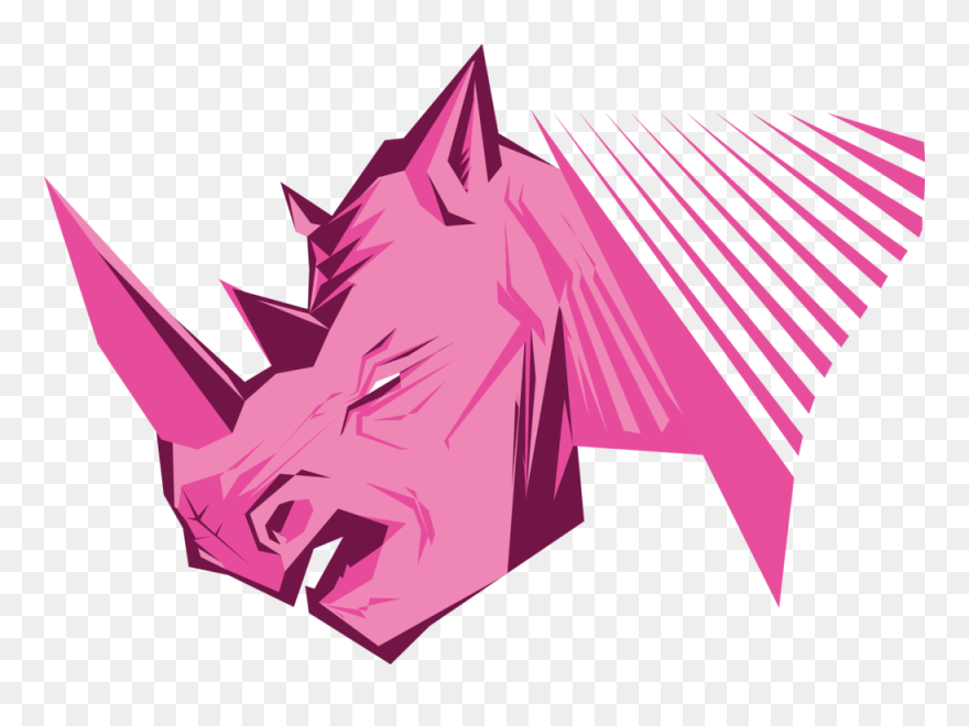 Rhino Head 15 - Rhino Racing Clipart