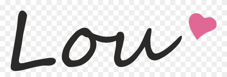 Lou Dresses Online Store - Calligraphy Clipart