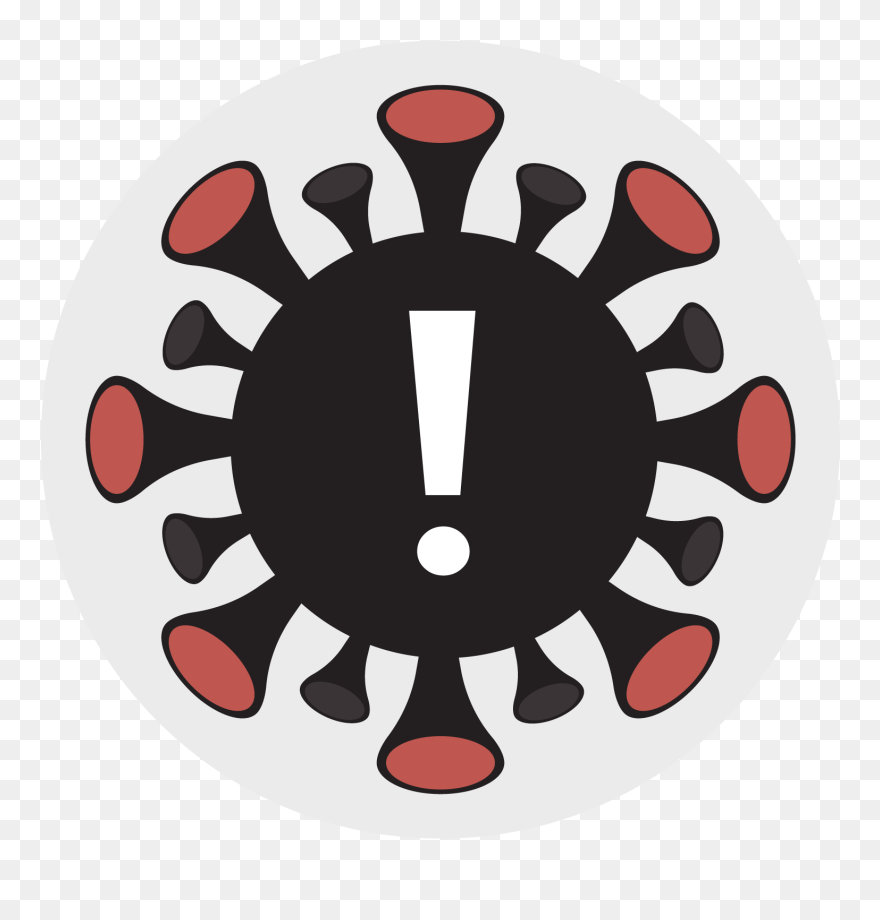 Item - Name - Simple Drawing Of Cornavirus Clipart