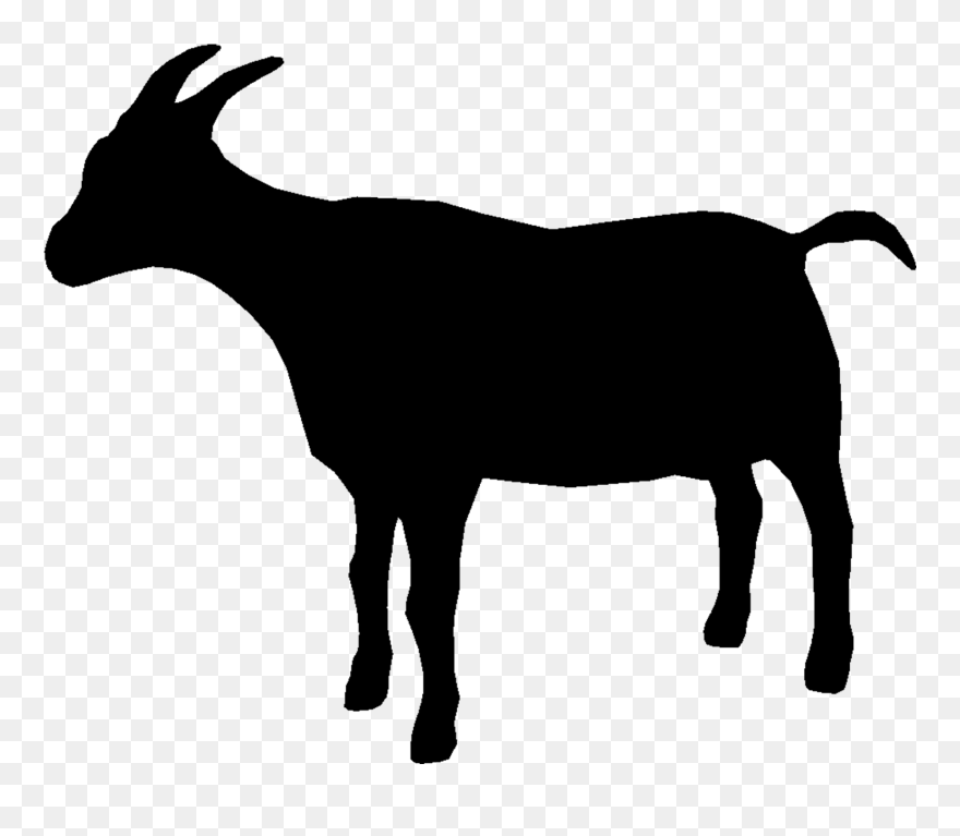Transparent Rooster Silhouette Png - Free Goat Svg File Clipart