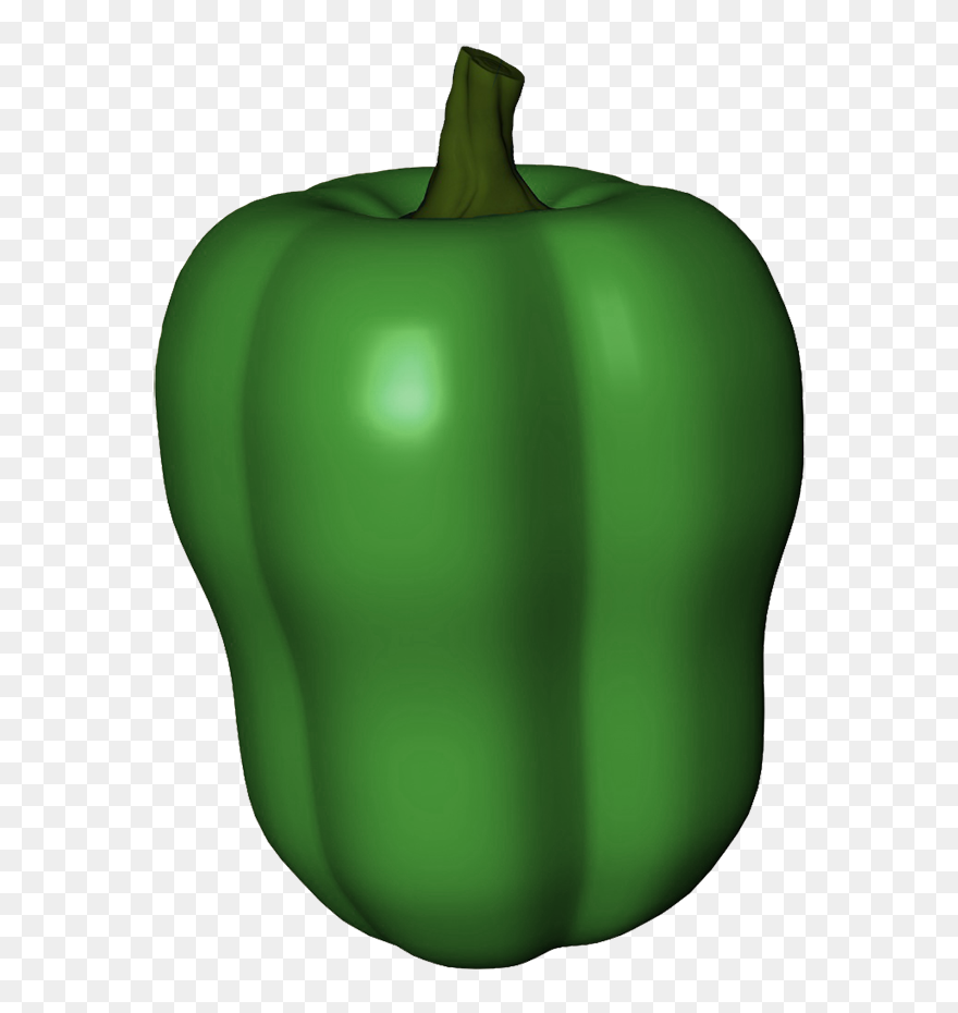 Green Pepper Clipart - Granny Smith - Png Download