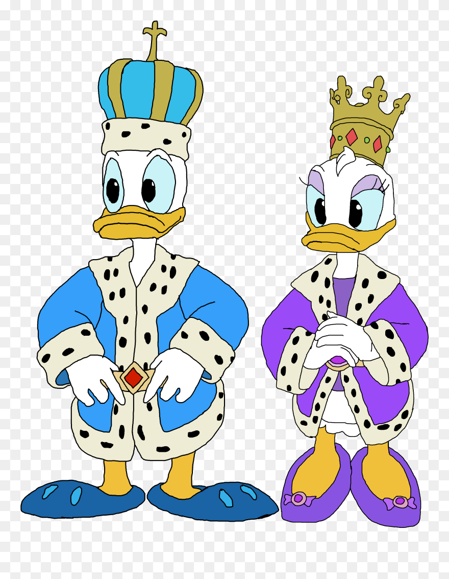 King Donald And Queen Margarita - Princess Minnie Mickey Mouse Clubhouse Clipart