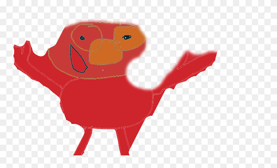 Transparent Elmo Png - Bad Drawing Clipart