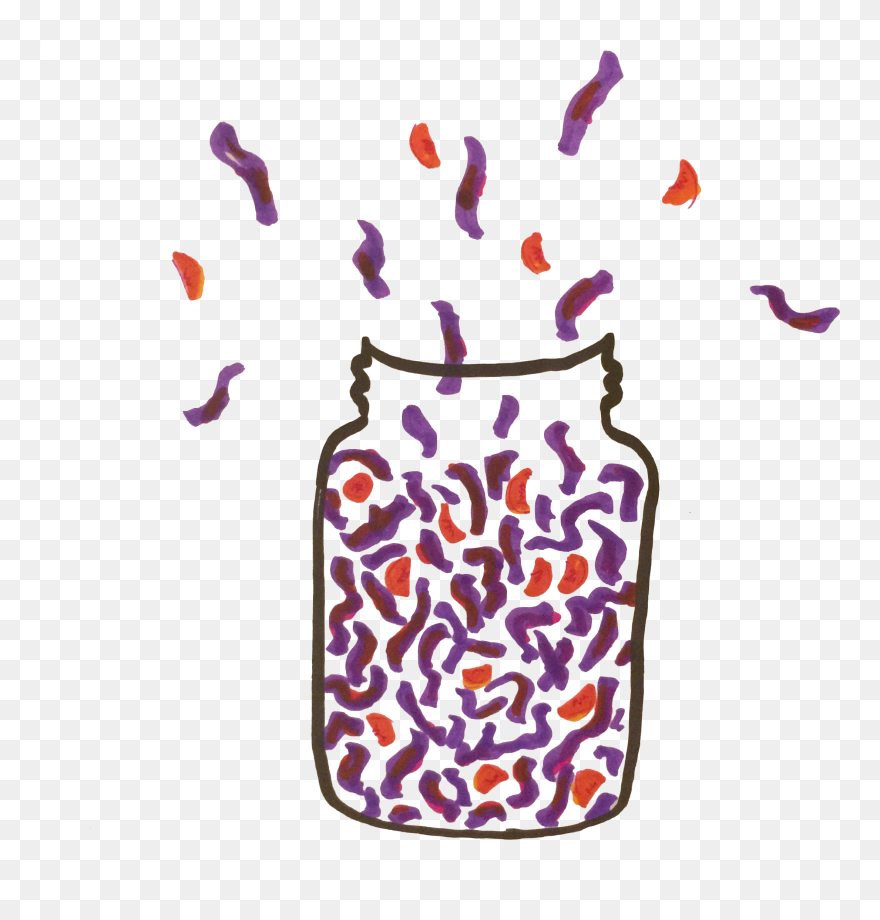 Red Cabbage And Carrot Sauerkraut Clipart