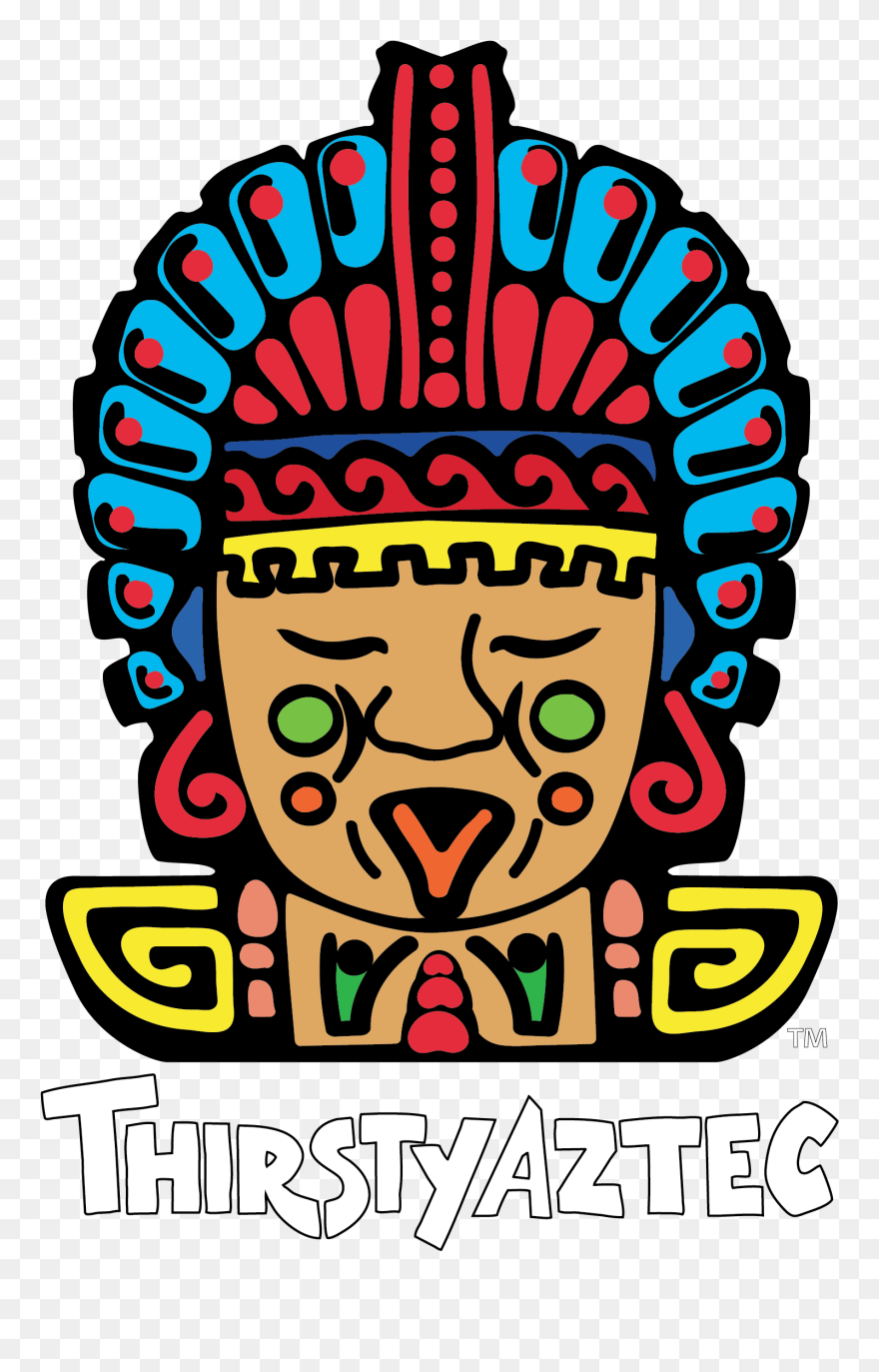 Thirsty Aztec - Illustration Clipart