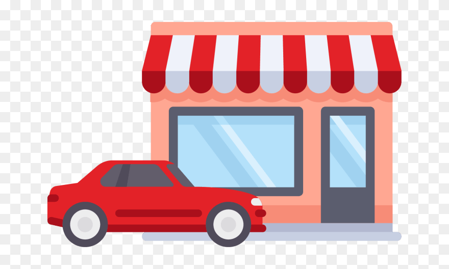 Curbside Pickup Vector Clipart