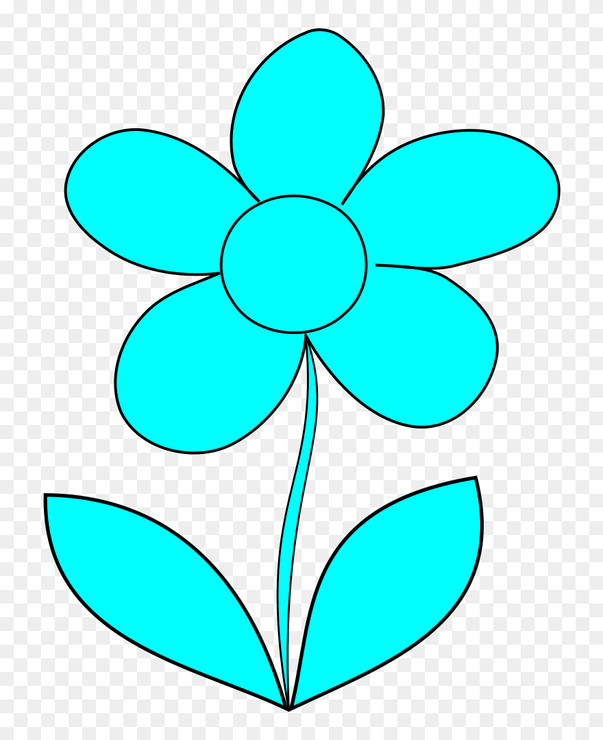 Murray Blue Flower Svg Clip Arts - Circle - Png Download