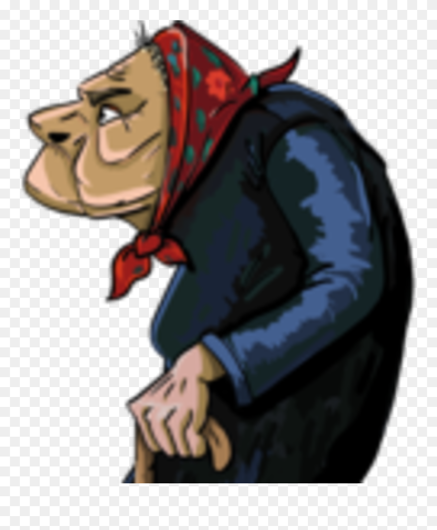 Stará Baba Zlá Clipart