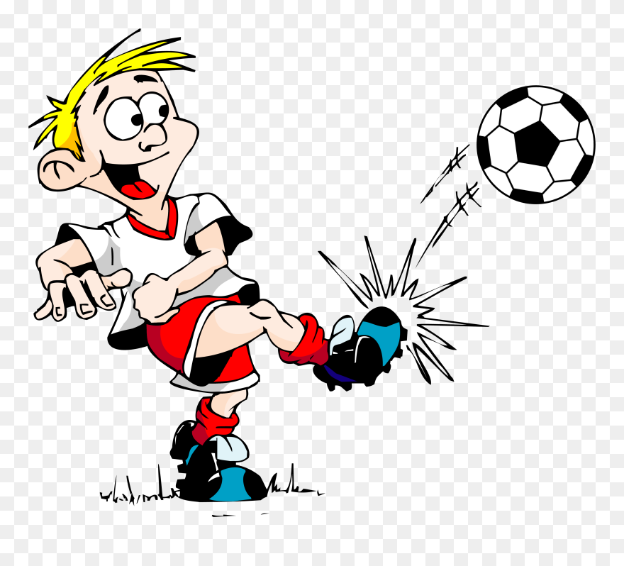 Soccer Clipart Foot - Png Download