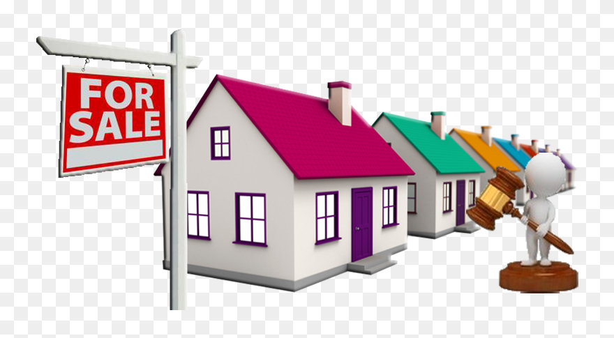 Auction House Clipart Image Freeuse Library New Home - House Auctions - Png Download