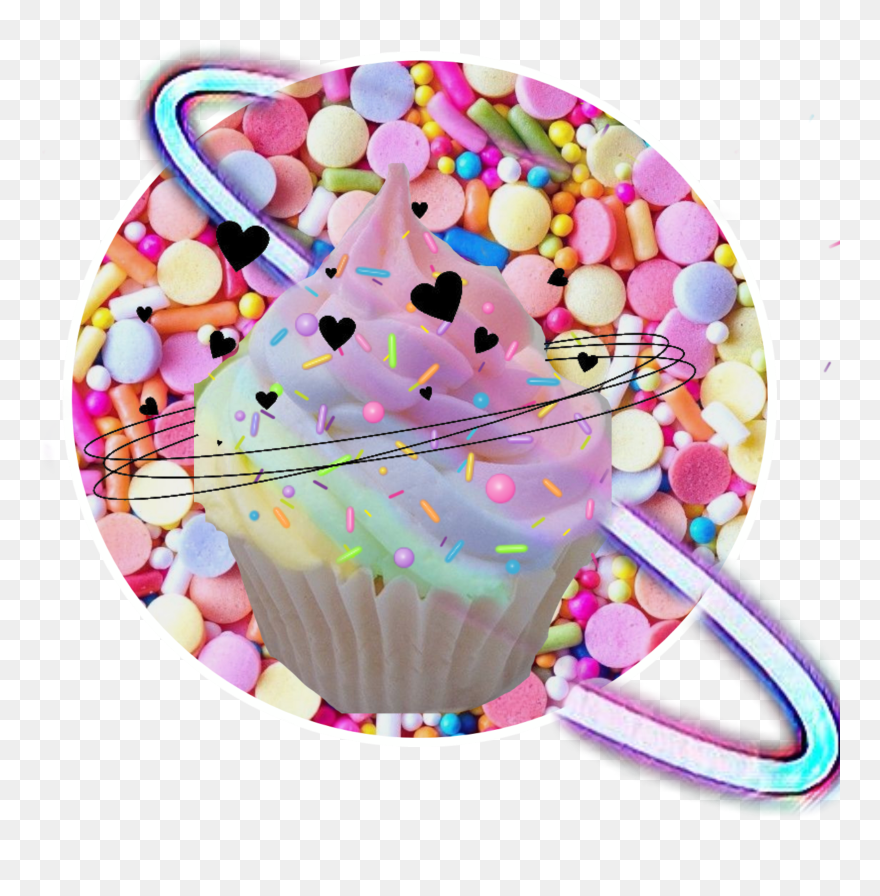 #sprinkles #cupcake Clipart