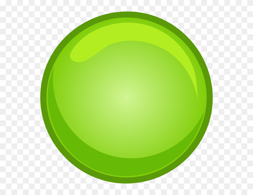 Green Button Clipart Freeuse Library Green Button Clip - Circle - Png Download