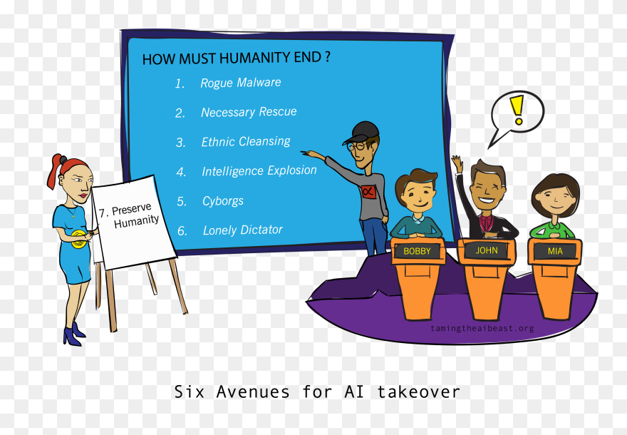 Ai Takeover Scenario Clipart