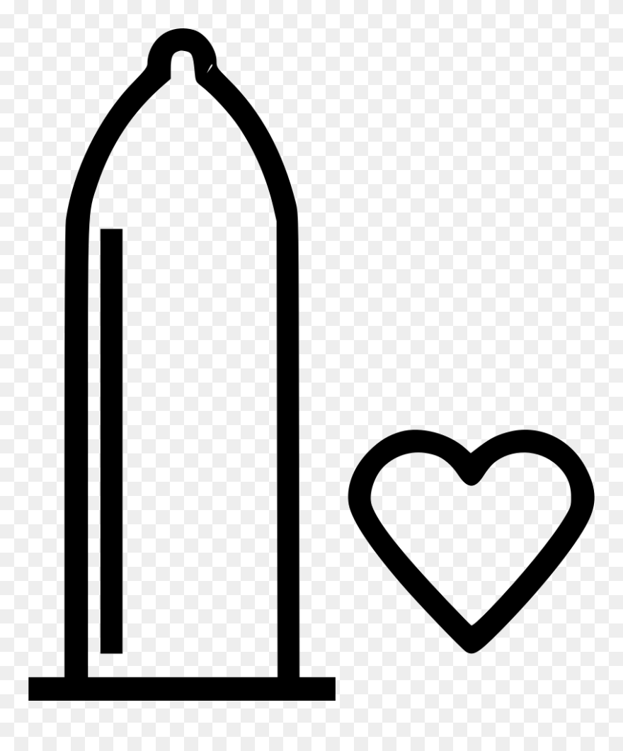 Condom Protection Safe Sex Heart Svg Png Icon Free - Condom Icon Png Clipart