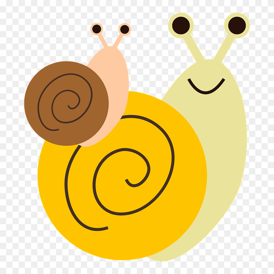 Snails Animal Clipart - Sea Snail - Png Download