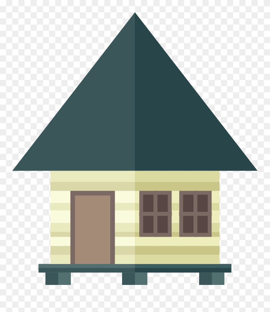 Shack Vector Old Home - Clip Art - Png Download