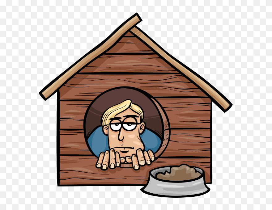 Dog House Cartoon Clipart