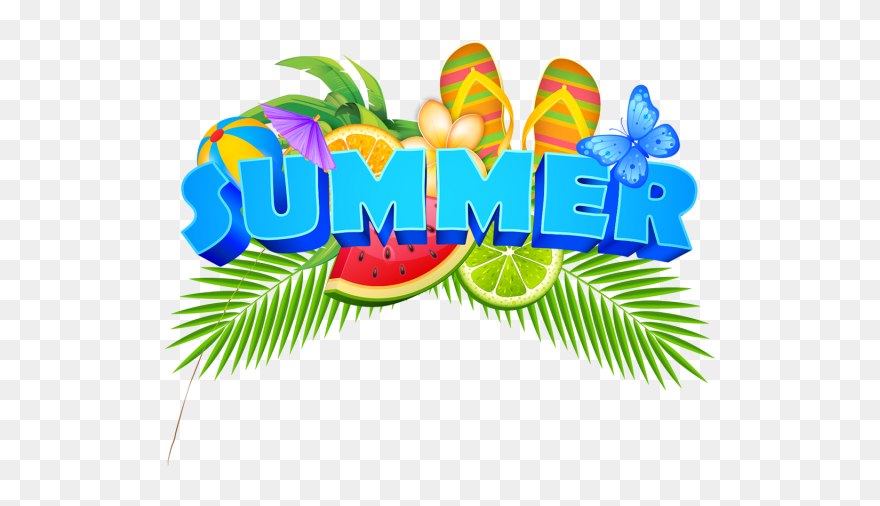 Clipart Summer Element - Png Download