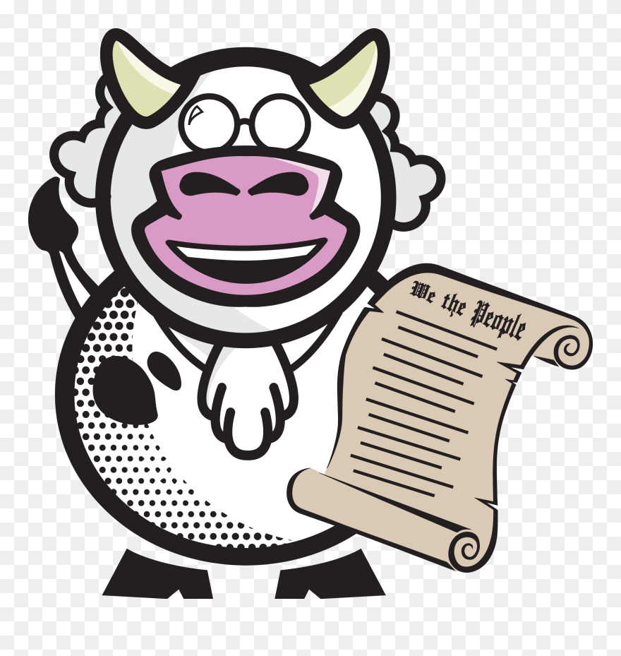 Farming Clipart Colony Rhode Island - Trumoo Udderly America - Png Download