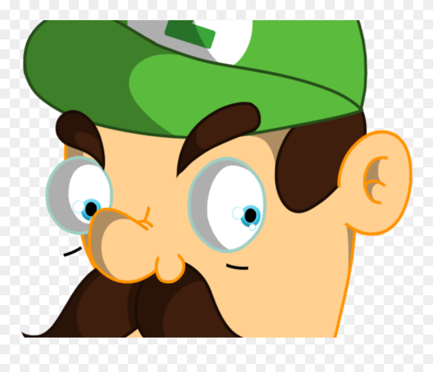 Transparent Angry Clipart Images - Luigi Face Png