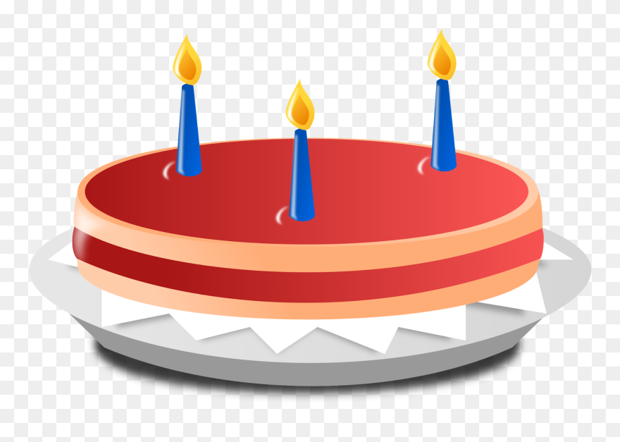 Birthday Cake Black And White Clip Art Free Download - Birthday Cake Animated Png Transparent Png