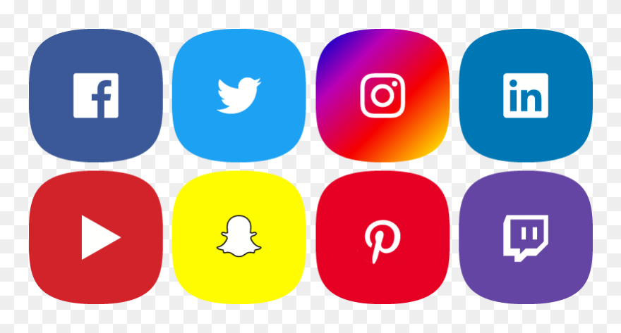 What Social Media Platforms Can I Get Branded - Social Media Platforms Icon Png Clipart