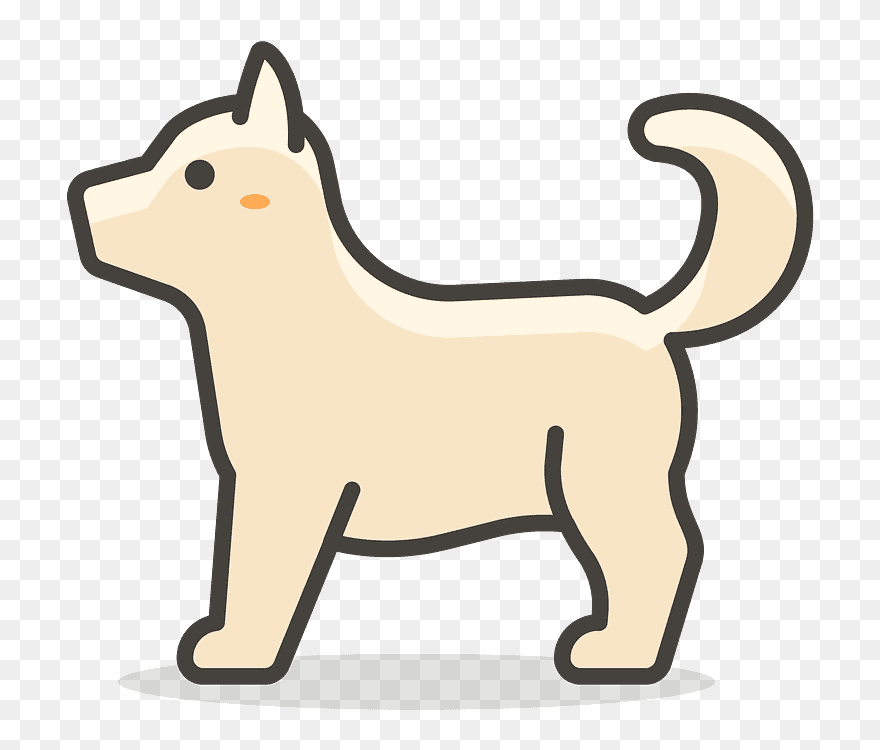 Dog Emoji Clipart - Dog Emoji Transparent Background - Png Download