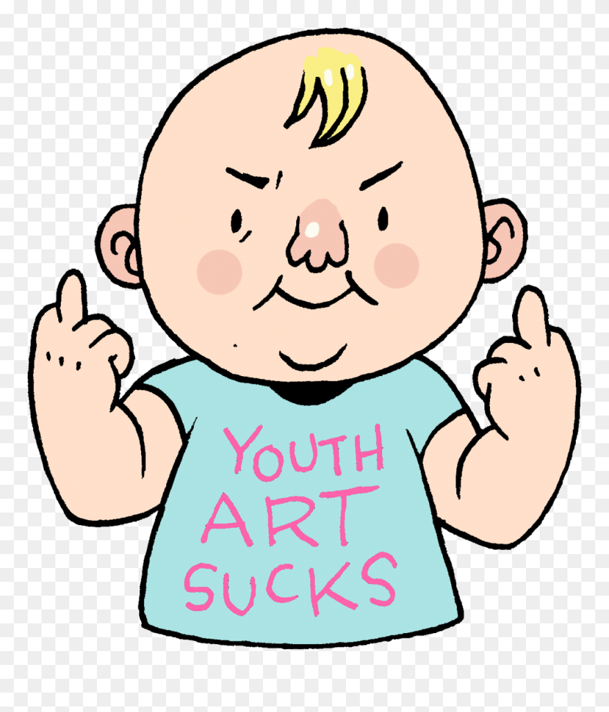 Youth Art Sucks Backbone Clipart