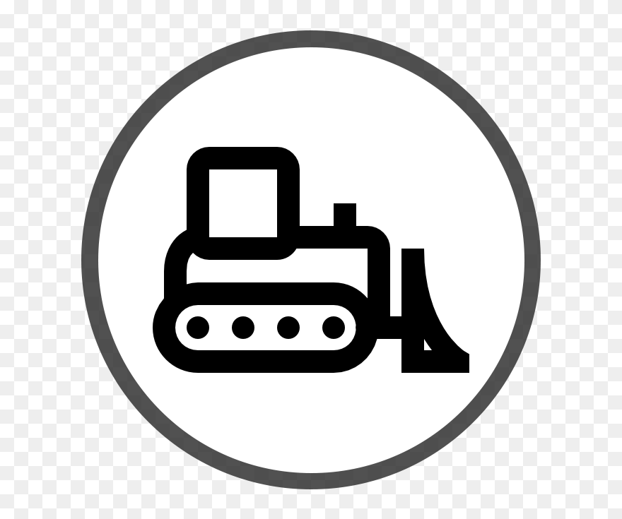 Transparent Bulldozer Icon Clipart