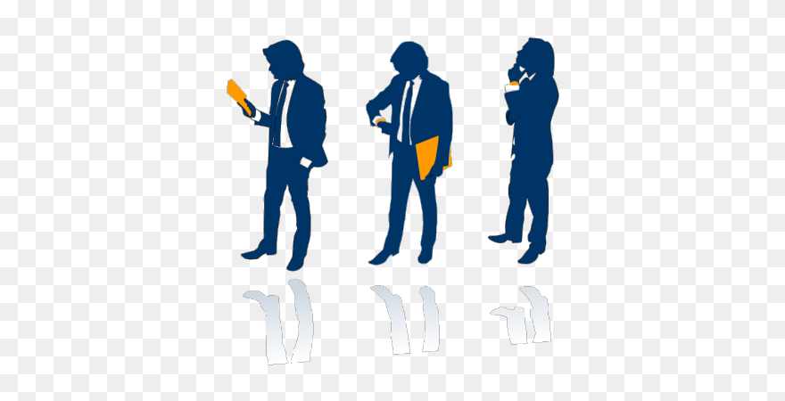 Business People Silhouette Png Images - Clip Art Business Transparent Png