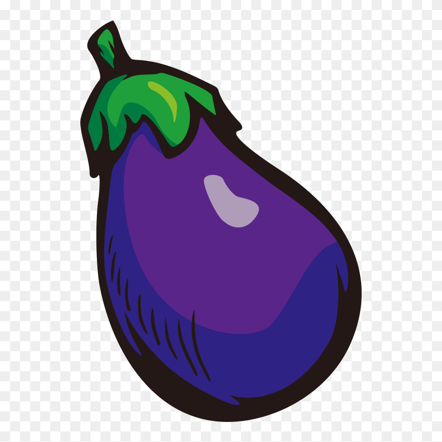 Eggplant Clipart Jpeg - Fruits Vegetables Cartoon Png Transparent Png